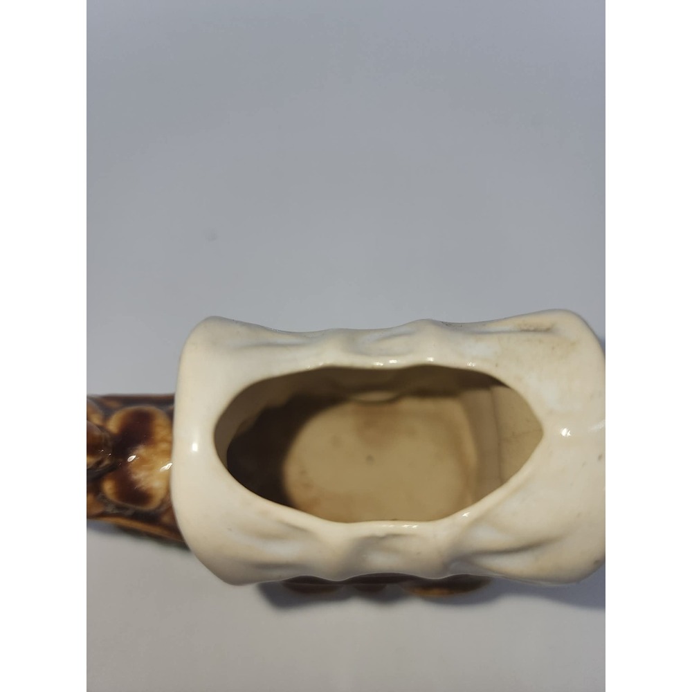 Vintage Grand Ole Opry Opryland USA Ceramic Covered Wagon Horse Souvenir Planter - Picture 7 of 10
